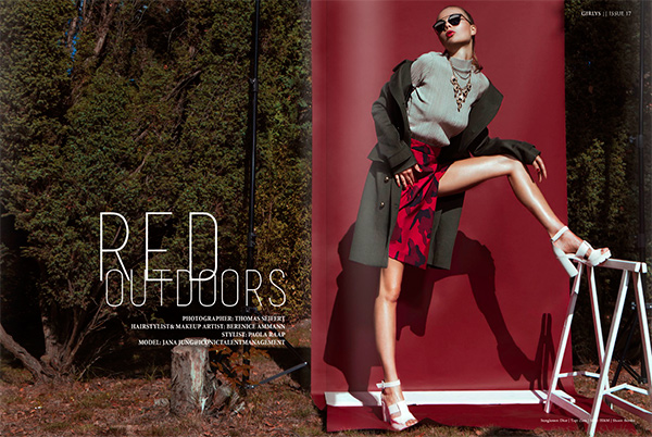 Red Outdoors - Girly Magazine 17