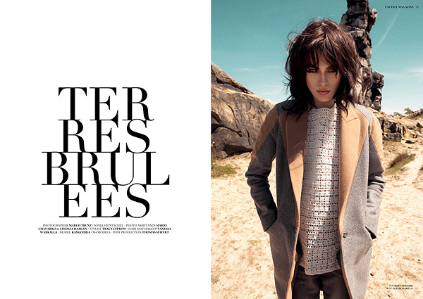 TERRES BRULÉES for FACTICE MAGAZINE #21